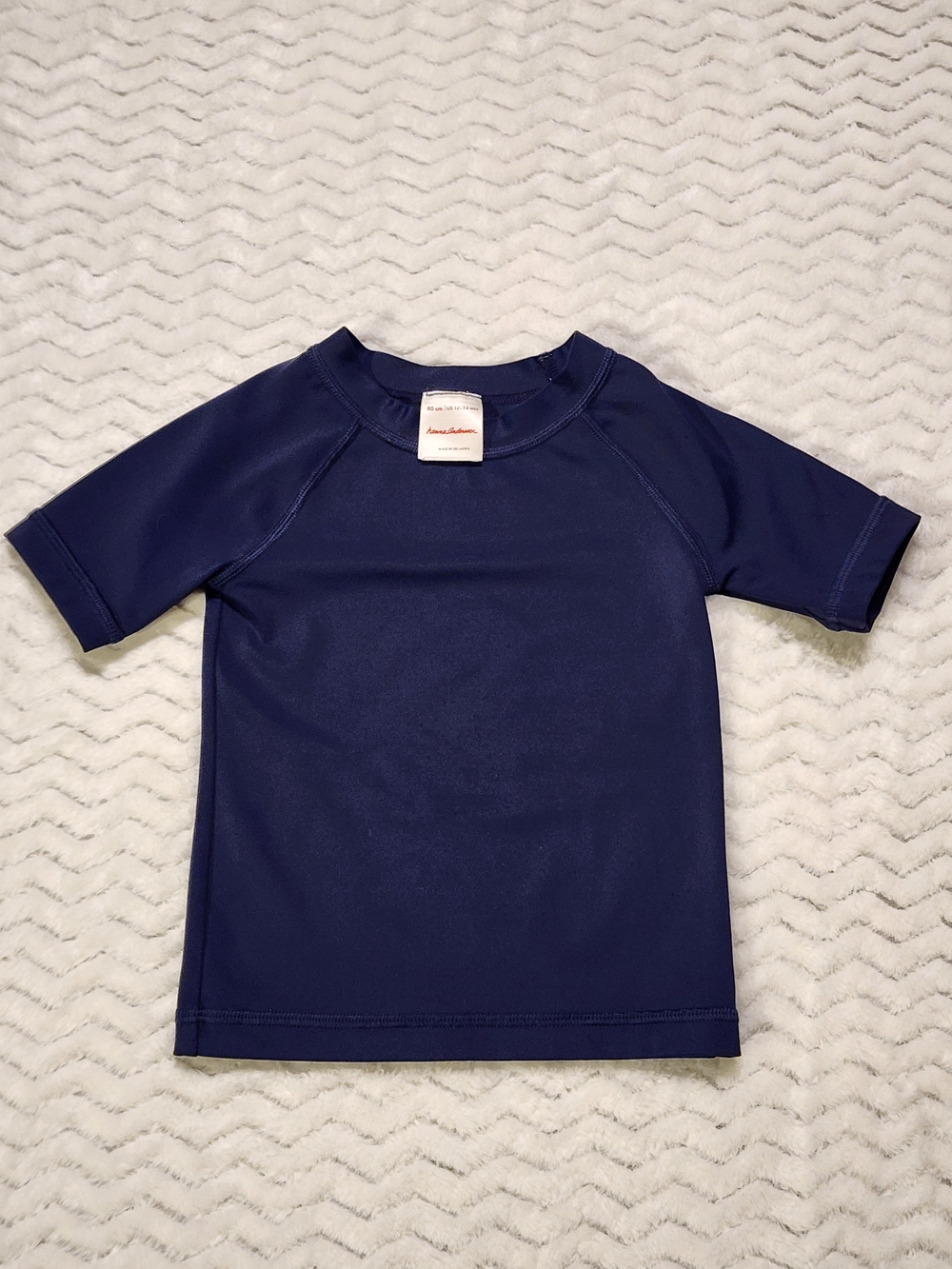 Hanna Andersson Swim Rash Guard – Size 18-24 Months – Navy Blue